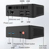 Jumper N100 II Mini PC, Intel 12th Generation Alder Lake-N N100 Quad-core 3.4GHz, RAM: 8GB, ROM: 256GB, Support HDMI(EU Plug), Jumper N100 II