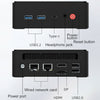 Jumper N100 Pro II Mini PC, Intel 12th Generation Alder Lake-N N100 Quad-core Dual RJ45, RAM: 8GB, ROM: 256GB(EU Plug), Jumper N100 Pro II