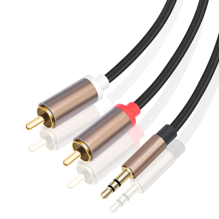 3.5mm Male to 2 RCA Male Audio Cable Amplifier Connector, 1m, 2m, 3m