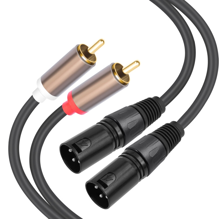 2 RCA Male to 2 XLR Male Audio Balance Cable, 1.5m, 3m