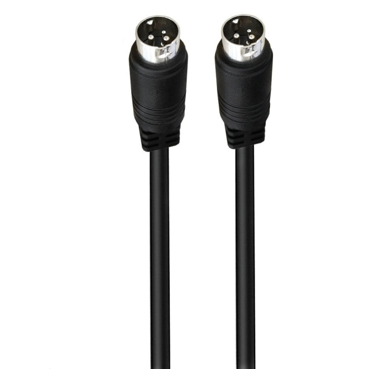 Middle DIN Male to Male 3 Pin Audio Power Signal Adapter Cable, 0.5m, 1m, 1.5m