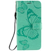 3D Butterflies Embossing Pattern Horizontal Flip Leather Case with Holder & Card Slot & Wallet & Lanyard