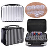 54 Slots Diamond Painting Accessories Diamond Embroidery Bead Storage Bottle Multi-function Handbag Tools Kits, Contains 54 Small Bottles