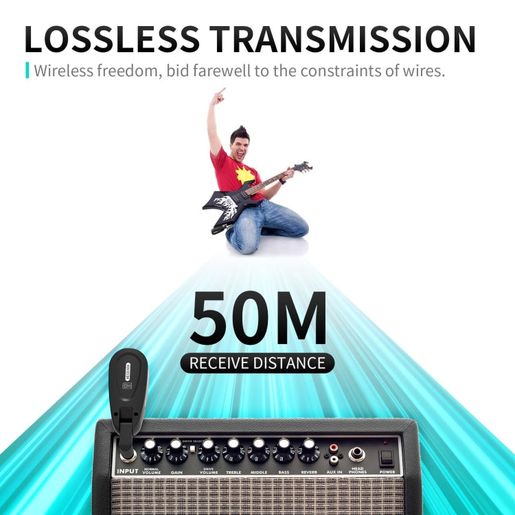 XTUGA JTSY23 UHF Wireless Guitar Receiver Pickup Adapter