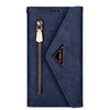 Skin Feel Zipper Horizontal Flip Leather Case with Holder & Card Slots & Photo Frame & Lanyard & Long Rope