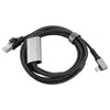 2m RJ45 to Type-C / USB 2-in-1 High Speed Network Card Ethernet Cable
