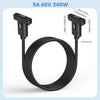 USB4 Type-C Female Ear to Type-C Female Ear Screw Fixed Panel Extension Cable
