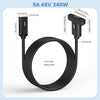 USB4 Type-C Female to Type-C Female Ear Screw Fixed Panel Extension Cable
