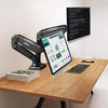Lenovo Thinkplus ZJA1 Clip-on Desktop Dual-Arm Monitor Holder, ZJA1