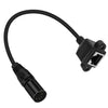 XLR 5 Pin Male to RJ45 Female Audio Cable, Length: 30cm, Male to RJ45 Female