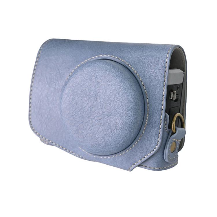 Retro Litchi Texture Leather Full Body Camera Case Bag with Strap, For Canon G7 X Mark III / G7X3, For Canon PowerShot SX740 HS