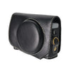 Retro Pull Up Leather Full Body Camera Case Bag with Strap, For Canon G7 X Mark III / G7X3, For Canon PowerShot SX740 HS