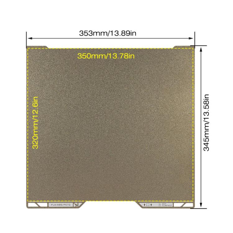 3D Printer Build Plate Spring Steel Sheet For Bambu Lab H2D, Build Plate