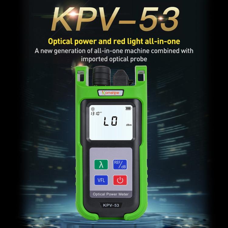 Komshine KPV-53 Optical Power Meter Fiber Loss Measuring Instrument, KPV-53-A/-70dBm～+6dBm, KPV-53-C/-50dBm～+26dBm