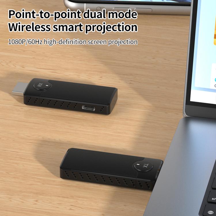 Q50 Vertical Texture Wireless HDMI Video Transmitter and Receiver Extender Adapter, Vertical Texture