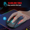 HXSJ X200 3600DPI Colorful Luminous Wired Mouse, Cable Length: 1.5m, X200 Black, X200 White