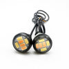 10 PCS 23mm 6LEDs SMD-5730 DC9-80V Motorcycle Eagle Eye Light, 6LEDs SMD-5730, 6LEDs SMD-5730(White Light)