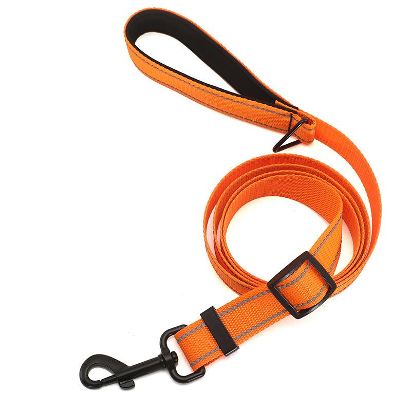 1.8m Nylon Reflective Pet Leash, Size:L(Orange)