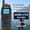 Baofeng DM-1701 1.77 inch Ccolor Screen DMR Direct Dual Capacity Standard Handheld Walkie Talkie, EU Plug, US Plug