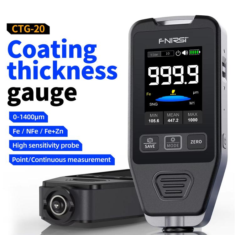 Fnirsi CTG-20 Car Paint Coating Thickness Gauge Tester, Fnirsi CTG-20
