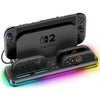 OIVO VG-SW205 Gaming Console Storage Magnetic Charging Stand with RGB Lights