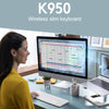 Logitech K950 Slim Silent Wireless Bluetooth Keyboard, K950