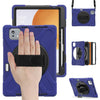 Rotatable Holder Silicone Hybrid PC Tablet Case with Shoulder Strap