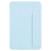 Trifold Magnetic Split Acrylic Leather Tablet Case
