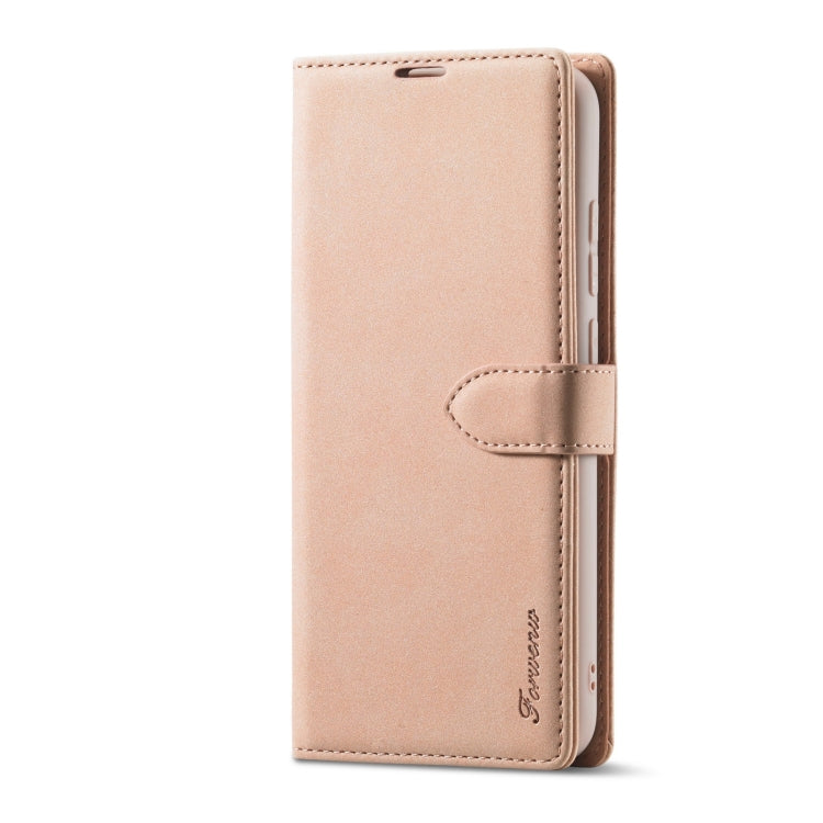For Xiaomi Redmi Note 8T Forwenw F1 Series Matte Strong Magnetism Horizontal Flip Leather Case with Holder & Card Slots & Wallet & Photo Frame
