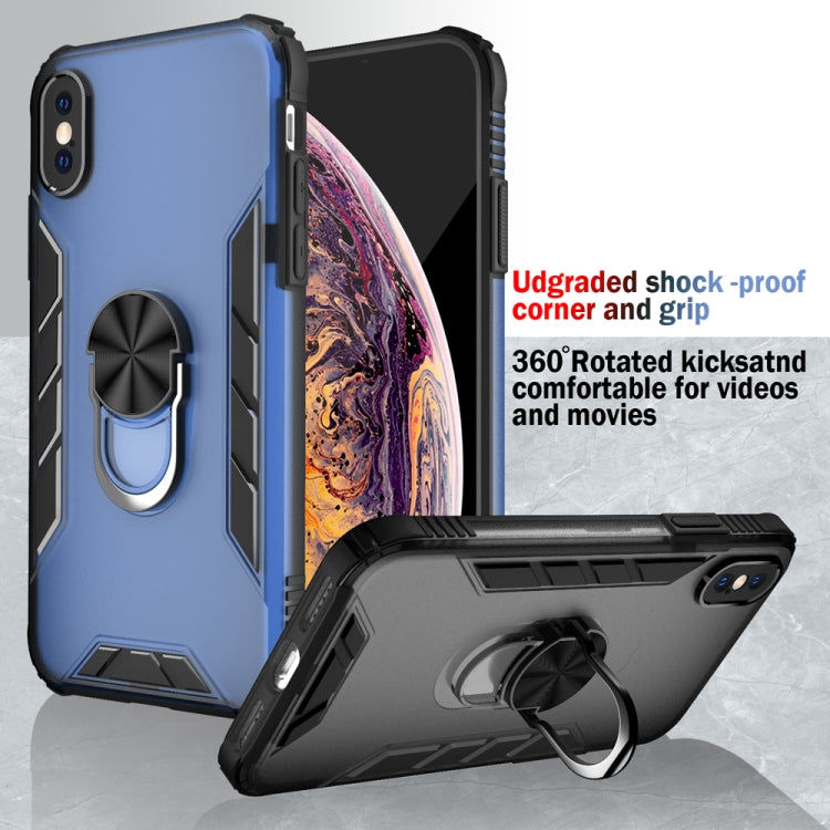 Magnetic Frosted PC + Matte TPU Shockproof Case with Ring Holder, For iPhone XS Max, For iPhone XR, For Samsung Galaxy Note20, For Samsung Galaxy Note20 Ultra