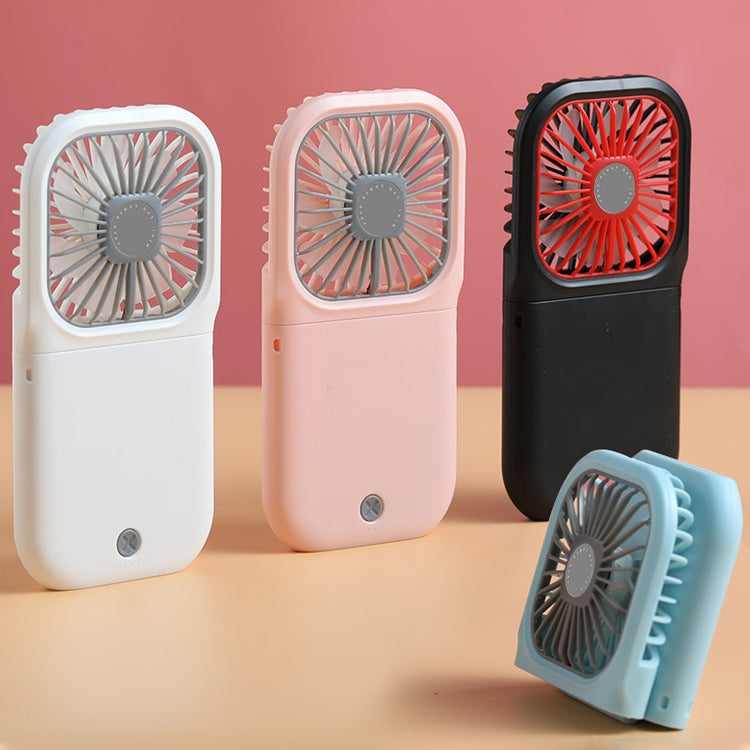 F20 Electroplating Handheld Fan Portable Desktop Folding Mute USB Hanging Neck Fan, F20, F20 (Pink), F20 (Green), F20 (Blue), F20 (White)