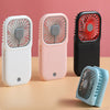 F20 Electroplating Handheld Fan Portable Desktop Folding Mute USB Hanging Neck Fan, F20, F20 (Pink), F20 (Green), F20 (Blue), F20 (White)