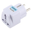 Portable Universal UK Plug to EU Plug Power Socket Travel Charger