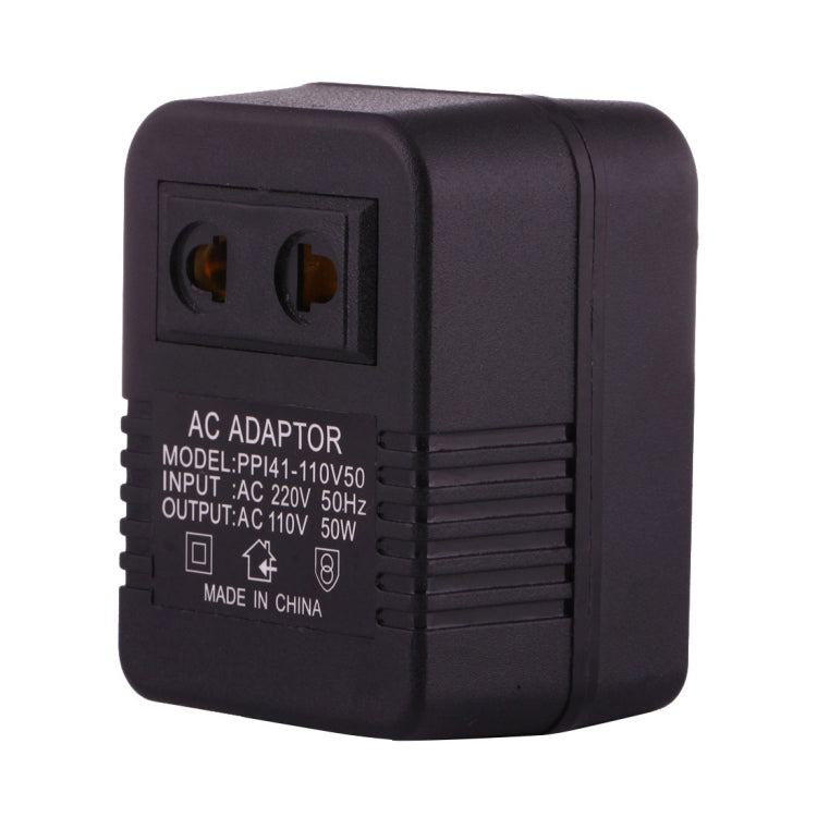 220V to 110V 50W AC Power Socket Adapter