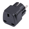 Portable UK to Small South Africa Plug Socket Power Adapter, UK to EU 10A/16A, UK to Switzerland, UK to South Africa