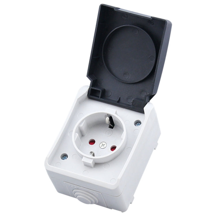 Outdoor IP44 Waterproof Power Socket with Cover