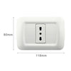 118 Type Single Connection PC Wall-mounted Socket