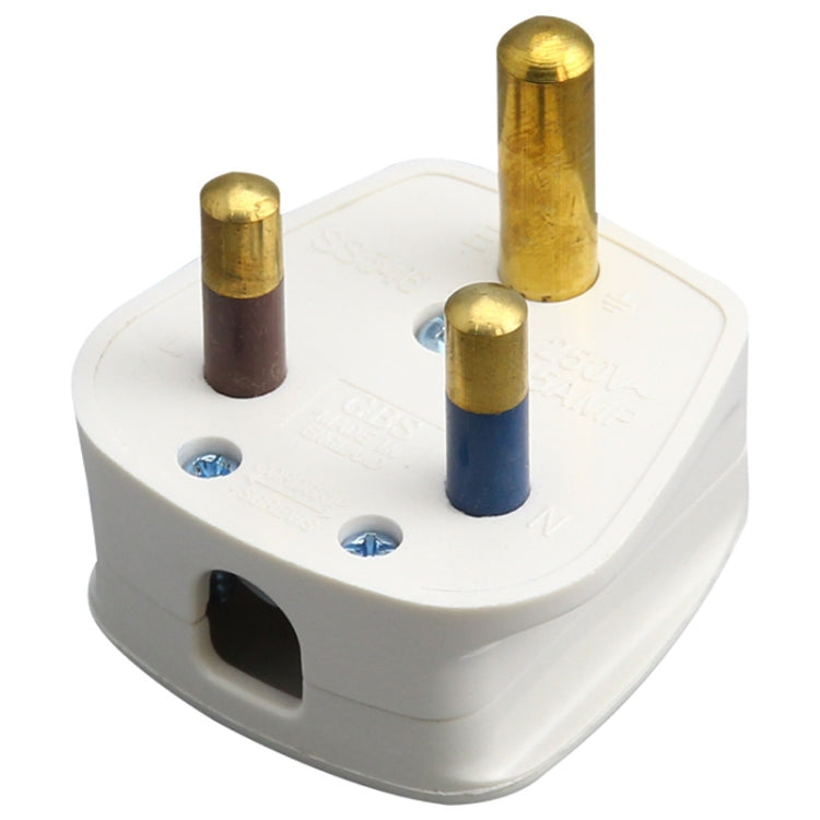 Three Pin Cylinder 15A Power Plug