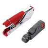 WLXY 518A Crimping Pliers Wire Stripper Repair Hand Tool Set for RG59 / RG6 Coaxial Cable, Wire Stripper+Extrusion Tool