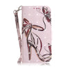 3D Painting Butterfly High Heels Pattern Coloured Drawing Horizontal Flip Leather Case for Google Pixel 3a XL, with Holder & Card Slots & Wallet