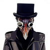 FHG103BN Halloween Metal + Leather Beak Shape Mask, Metal + Leather