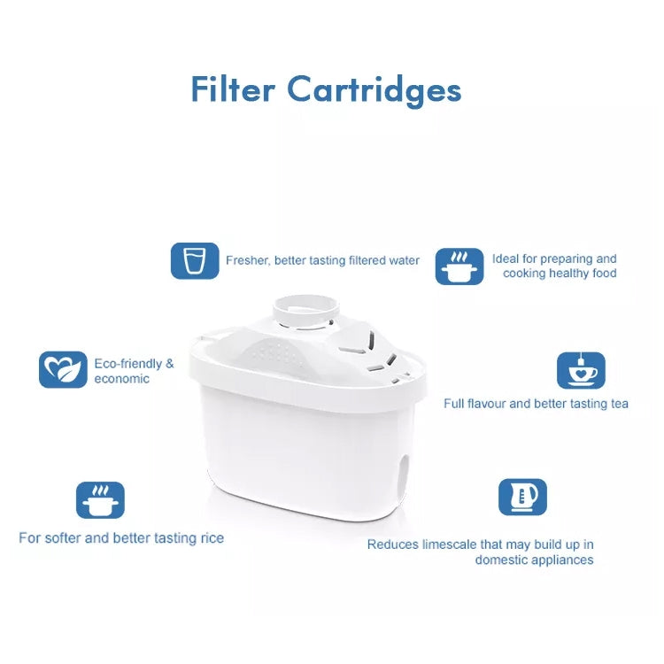 6 PCS Household Water Purifier Filter Element Kitchen Activated Carbon Filter Element, Water Purifier Filter