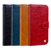 Business Style Oil Wax Texture Horizontal Flip Leather Case for Huawei Honor 7A (with fingerprint hole), with Holder & Card Slots & Wallet