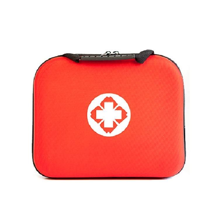 EVA Portable Car Home Outdoor Emergency Supplies Kit Survival Rescue Box, 25x20x8cm (Red)