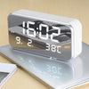 Multi-functional Large Screen LED Digital Music Alarm Clock with Time / Week / Temperature / Calendar Display & Remote Control, DC 5V, Music Alarm Clock
