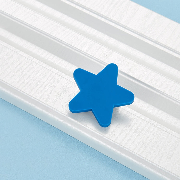 Great Blue Star Pattern Shockproof Modern Cartoon Children Drawer Cabinet Handle, Great Blue Star