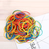 Assorted Color Sturdy Stretchable Elastic Rubber Bands School Office Supplies Stationery, 1KG Per Bag, Assorted Color