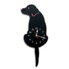Home Office Bedroom Decoration Battery Operated Dog Shaped Wall Clock with Swinging Tails, Size : 42 x 18cm, Dog (Black), Dog (White)