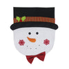 Snowman Pattern Dinner Table Chair Cover Christmas Decoration, Snowman Pattern, Santa Claus Pattern
