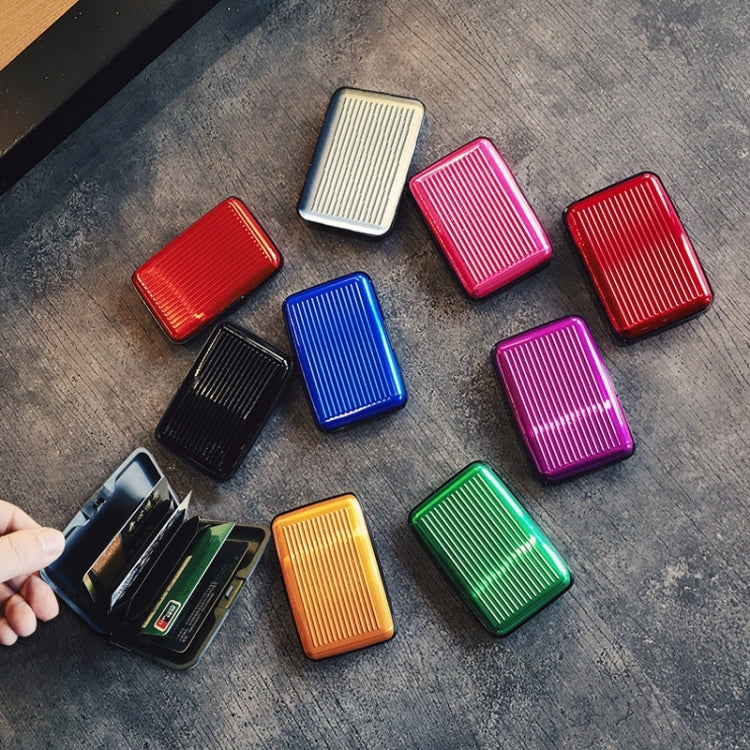 Aluminum Alloy and High Quality ABS Resin Name Card Case Anti-magnetic Bank Card Case, Random Color Delivery, Anti-magnetic Bank Card Case